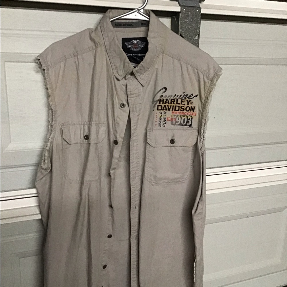 Harley Davidson sleeveless